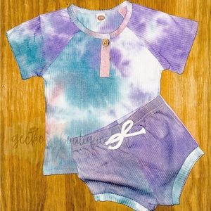 Loulou and crew 6/12m tie-dye brand new with tags